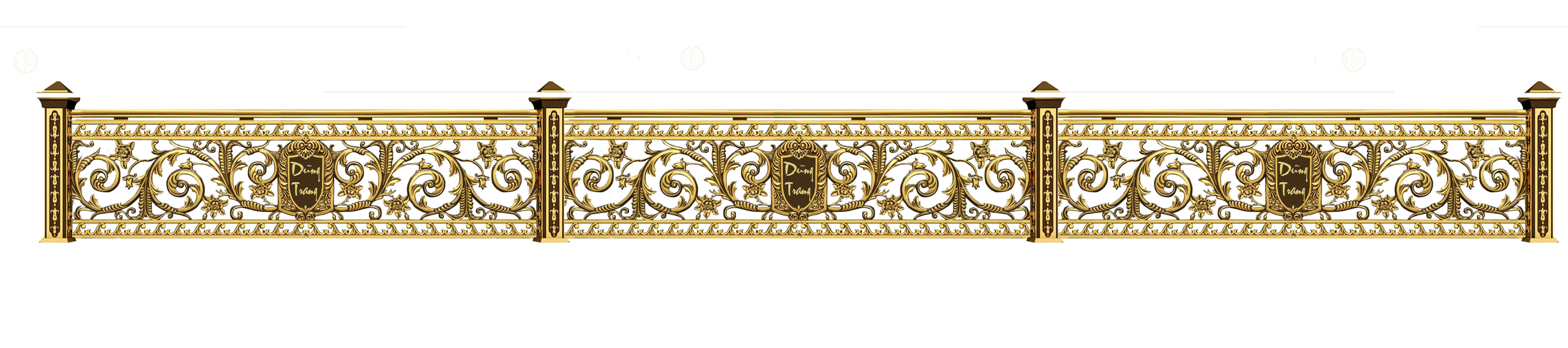 Lan can nhôm đúc - LC033