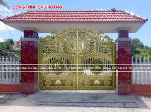 Cổng nhôm đúc mẫu C-174