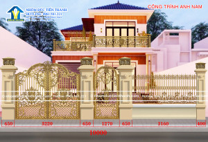 Cổng nhôm đúc mẫu C-187