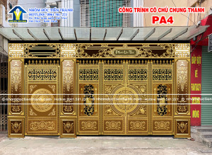 Cổng nhôm đúc mẫu C-183