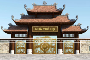 Cổng nhôm đúc mẫu C-137