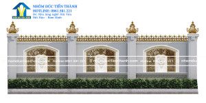 Hàng rào nhôm đúc mẫu HR -078