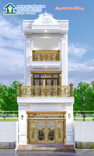 Cổng nhôm đúc mẫu C-180