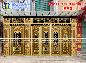 Cổng nhôm đúc mẫu C-182