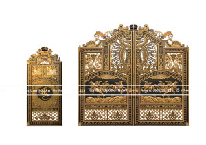 Cổng nhôm đúc mẫu C-198