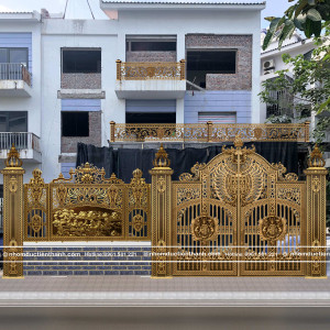 Cổng nhôm đúc mẫu C-120