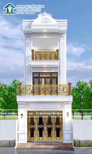 Cổng nhôm đúc mẫu C-188