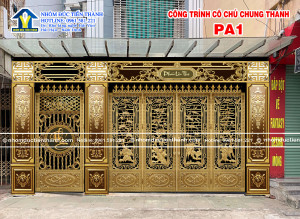 Cổng nhôm đúc mẫu C-175