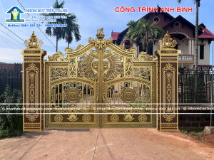 Cổng nhôm đúc mẫu C-164