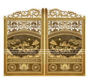 Cổng nhôm đúc mẫu C-130